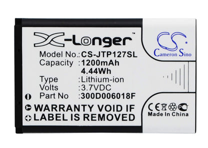 3.7V, 1200mAh, Li-ion Battery fits F-fook, F669, 4.44Wh