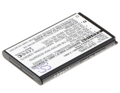 3.7V, 1050mAh, Li-ion Battery fits Maxcom, Mm440bb, Mm460bb, 3.885Wh