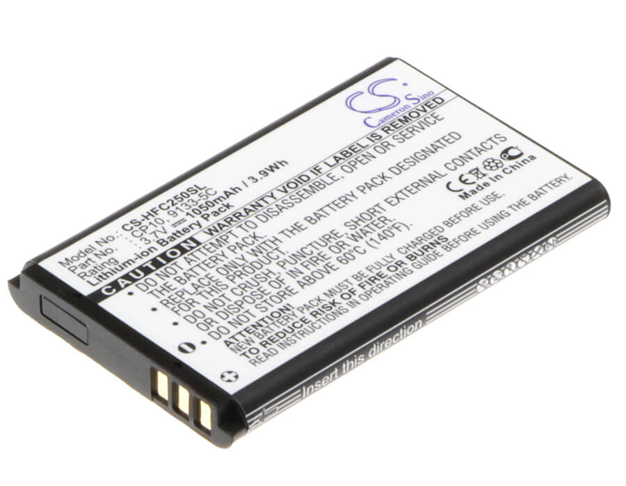 3.7V, 1050mAh, Li-ion Battery fits Sigmatel, Fxd 6100, 3.885Wh