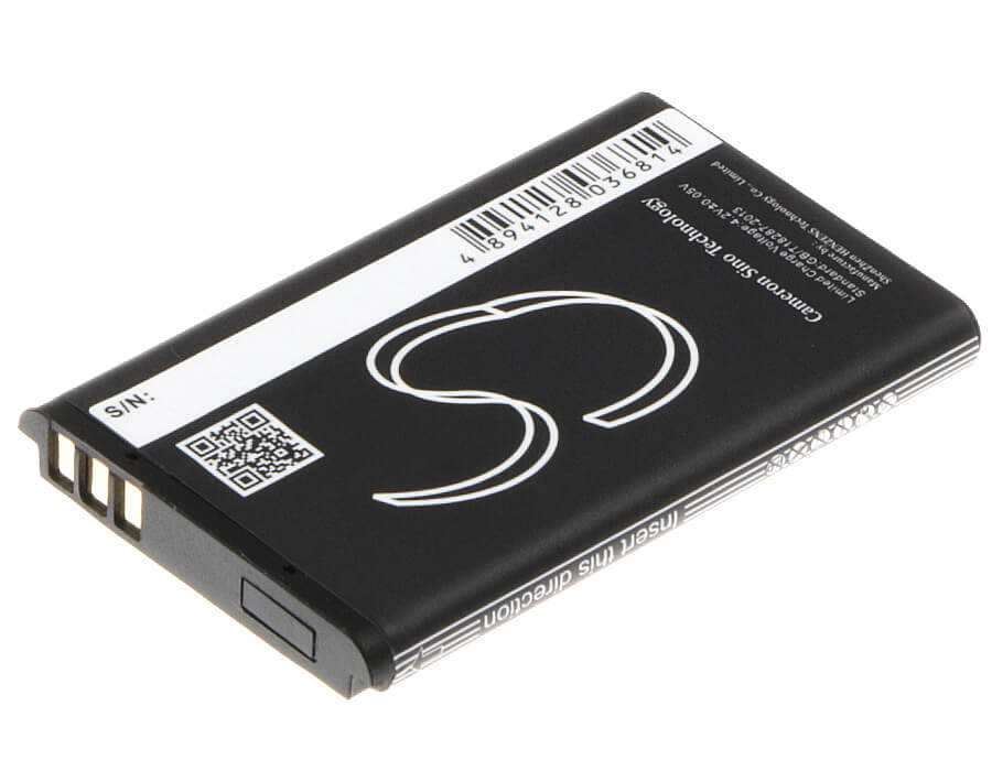 3.7V, 1050mAh, Li-ion Battery fits Sigmatel, Fxd 6100, 3.885Wh