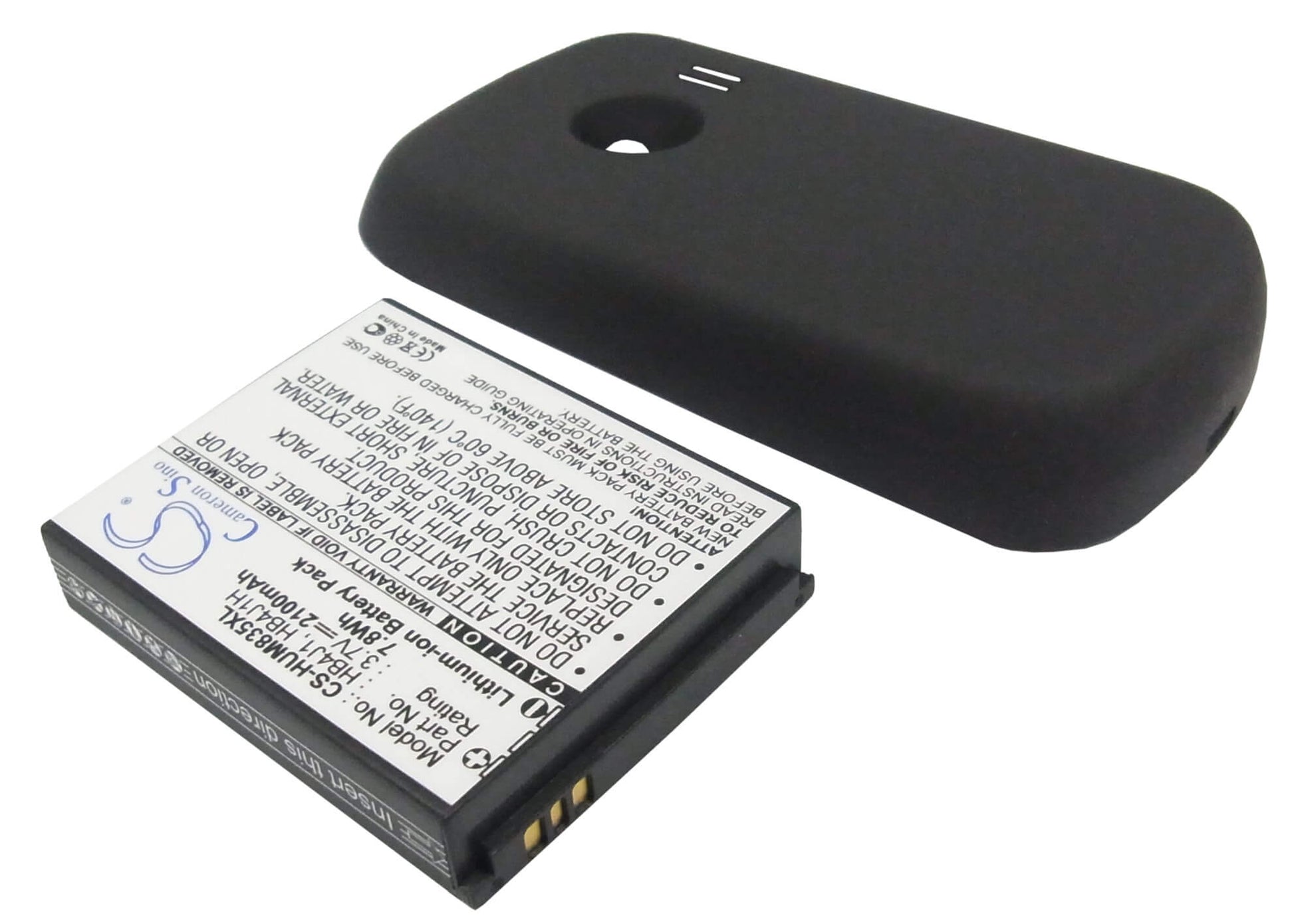 3.7V, 2100mAh, Li-ion Battery fits Huawei, M835, 7.77Wh