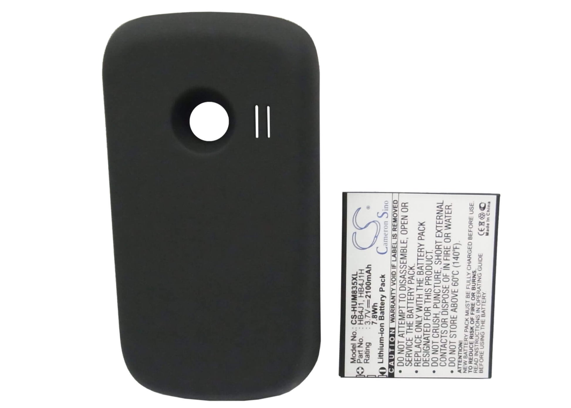 3.7V, 2100mAh, Li-ion Battery fits Huawei, M835, 7.77Wh
