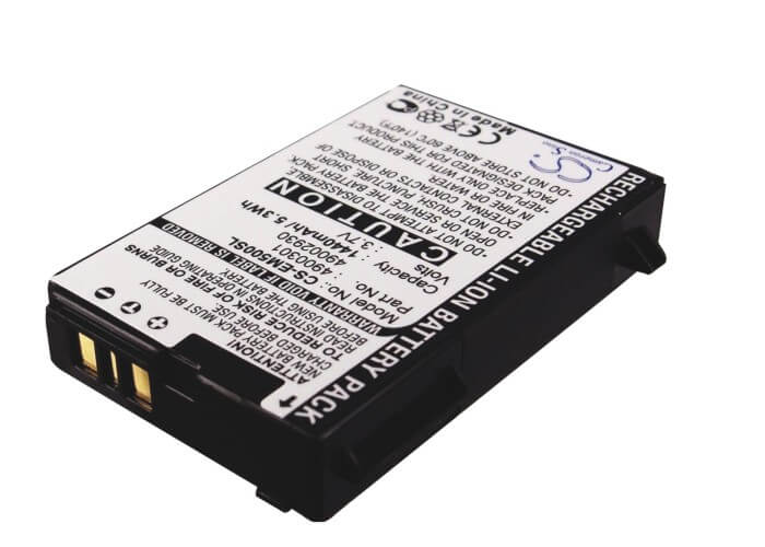 3.7V, 1440mAh, Li-ion Battery fits E-ten, G500, G500+, 5.328Wh