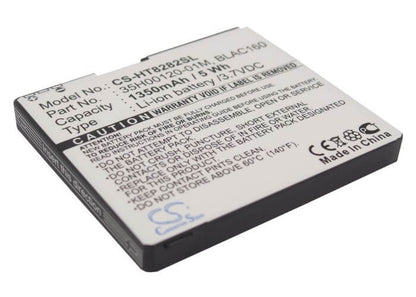 3.7V, 1350mAh, Li-ion Battery fits Htc, Blac100, Blackstone, 4.995Wh