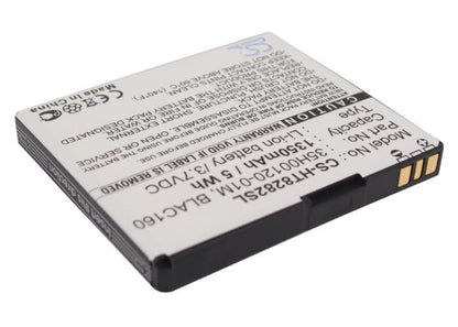 3.7V, 1350mAh, Li-ion Battery fits T-mobile, Touch Pro Hd, 4.995Wh