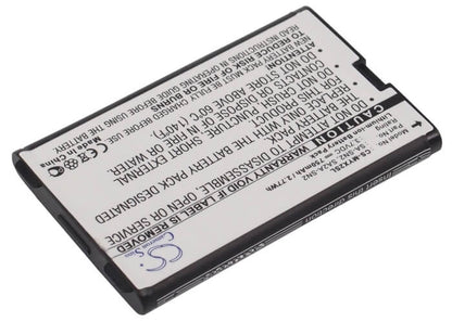 3.7V, 750mAh, Li-ion Battery fits Sagem, Myx2, Myx-2, 2.775Wh