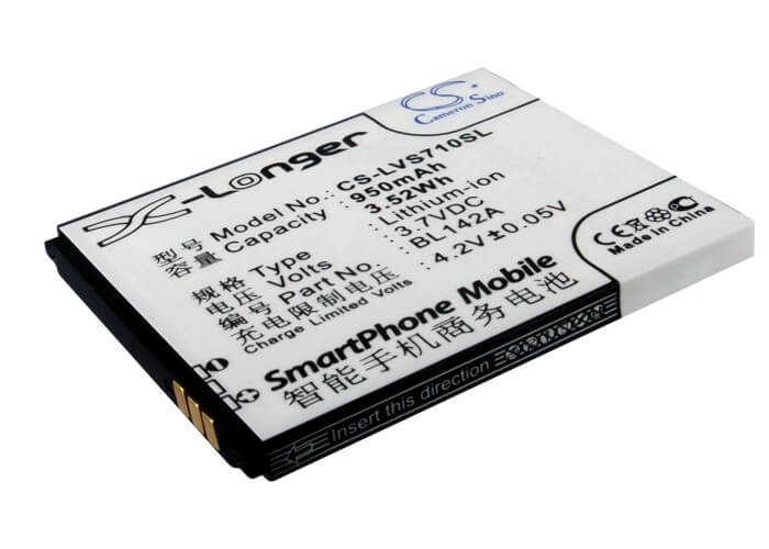 3.7V, 950mAh, Li-ion Battery fits Lenovo, I325, I325wg, 3.515Wh
