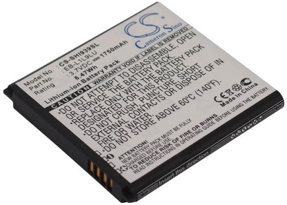 3.7V, 1750mAh, Li-ion Battery fits Samsung, Galaxy S3 Duos, Sch-i939d, 6.475Wh