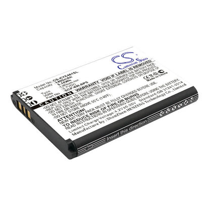 3.7V, 1400mAh, Li-ion Battery fits Kyocera, Duraxtp, Duraxv Lte, 5.18Wh