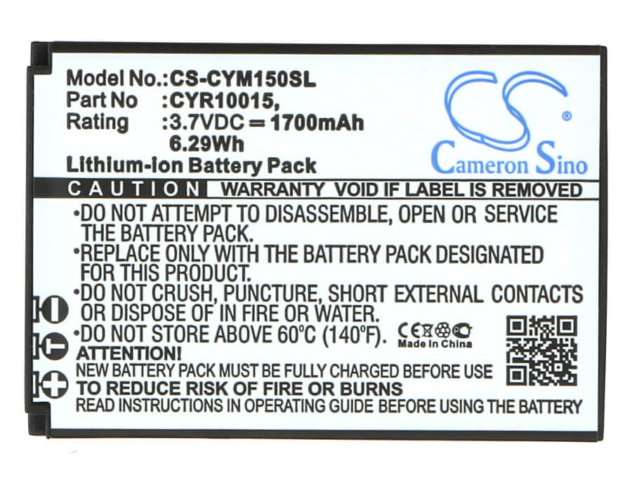 3.7V, 1700mAh, Li-ion Battery fits Myphone, Hammer, 6.29Wh