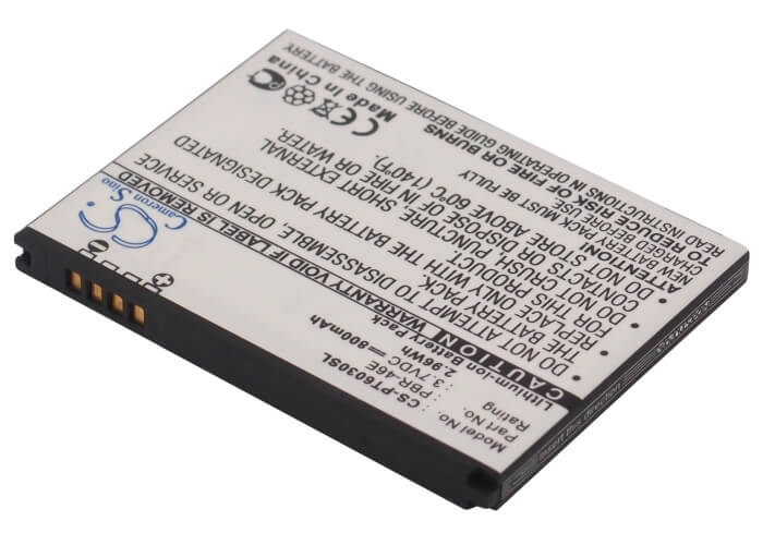 3.7V, 800mAh, Li-ion Battery fits Pantech, P6030, Renue, 2.96Wh