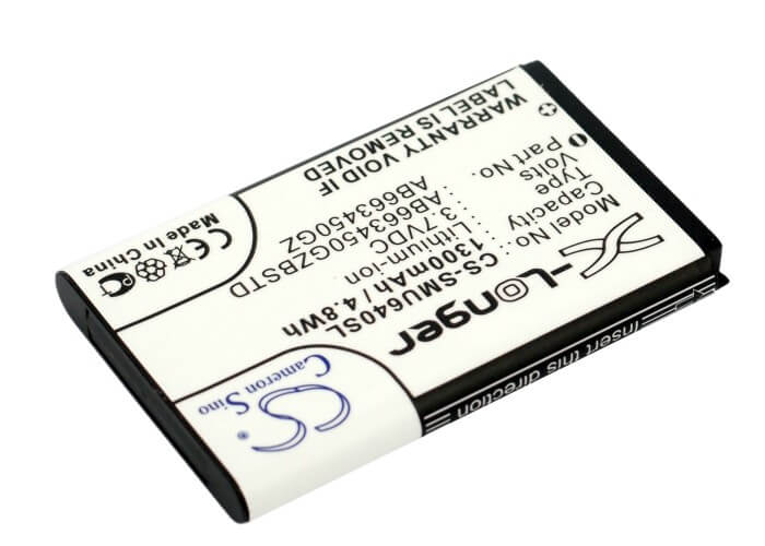 3.7V, 1300mAh, Li-ion Battery fits Verizon, Convoy 3, Sch-u680, 4.81Wh