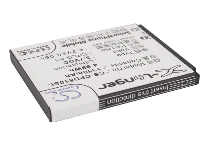 3.7V, 1350mAh, Li-ion Battery fits Coolpad, 8810, 4.995Wh
