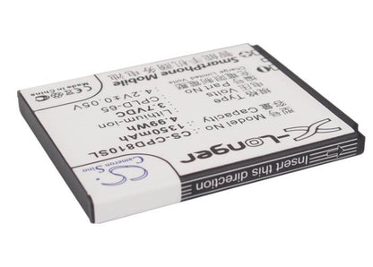 3.7V, 1350mAh, Li-ion Battery fits Coolpad, 8810, 4.995Wh