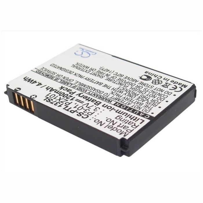3.7V, 1200mAh, Li-ion Battery fits Pharos, Ptl137, Ptl137a, 4.44Wh