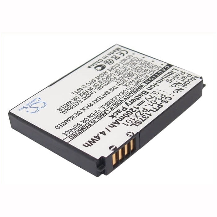 3.7V, 1200mAh, Li-ion Battery fits Pharos, Ptl137, Ptl137a, 4.44Wh