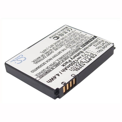 3.7V, 1200mAh, Li-ion Battery fits Pharos, Ptl137, Ptl137a, 4.44Wh