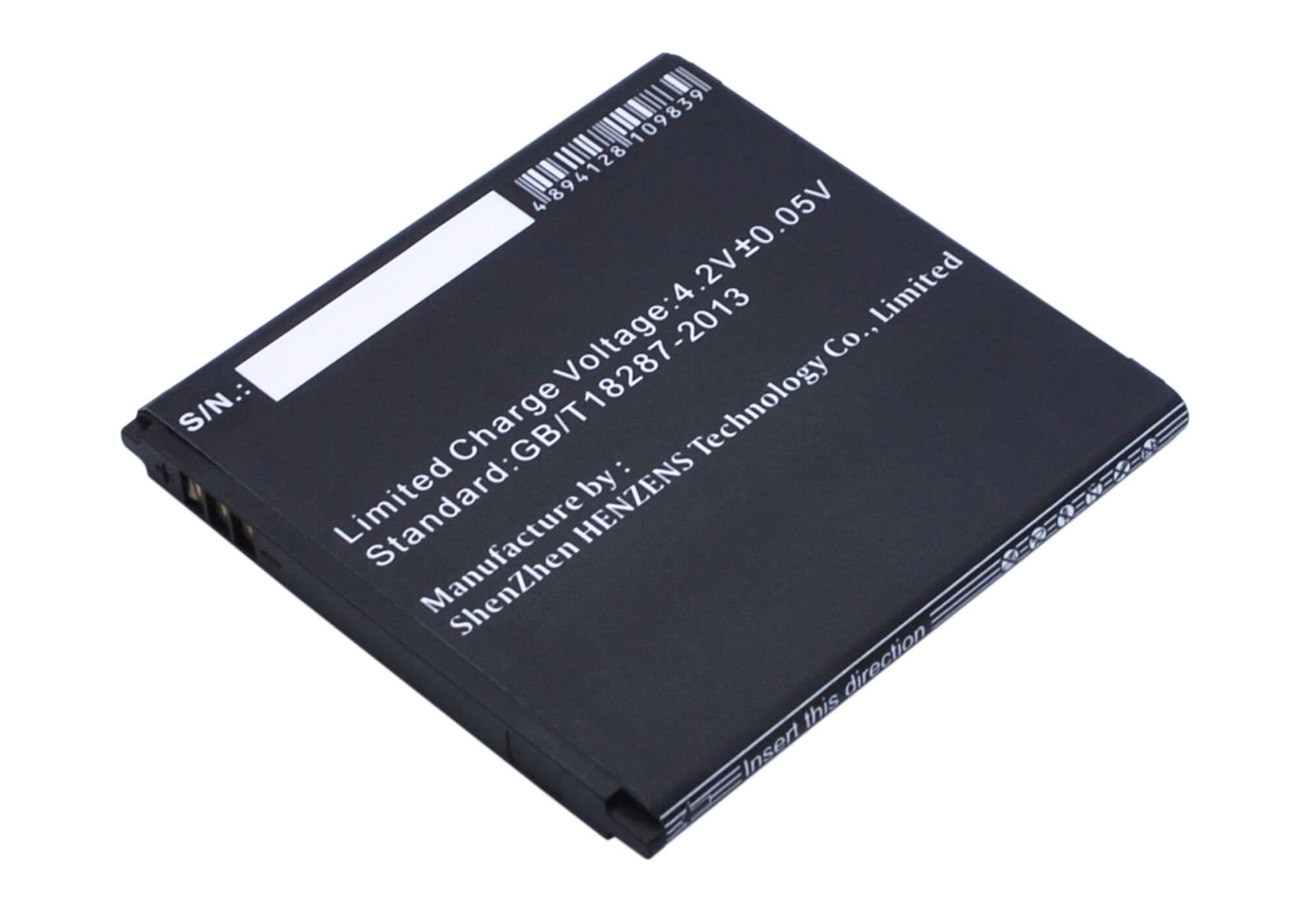 3.7V, 1200mAh, Li-ion Battery fits Wiko, 9662, Goa, 4.44Wh