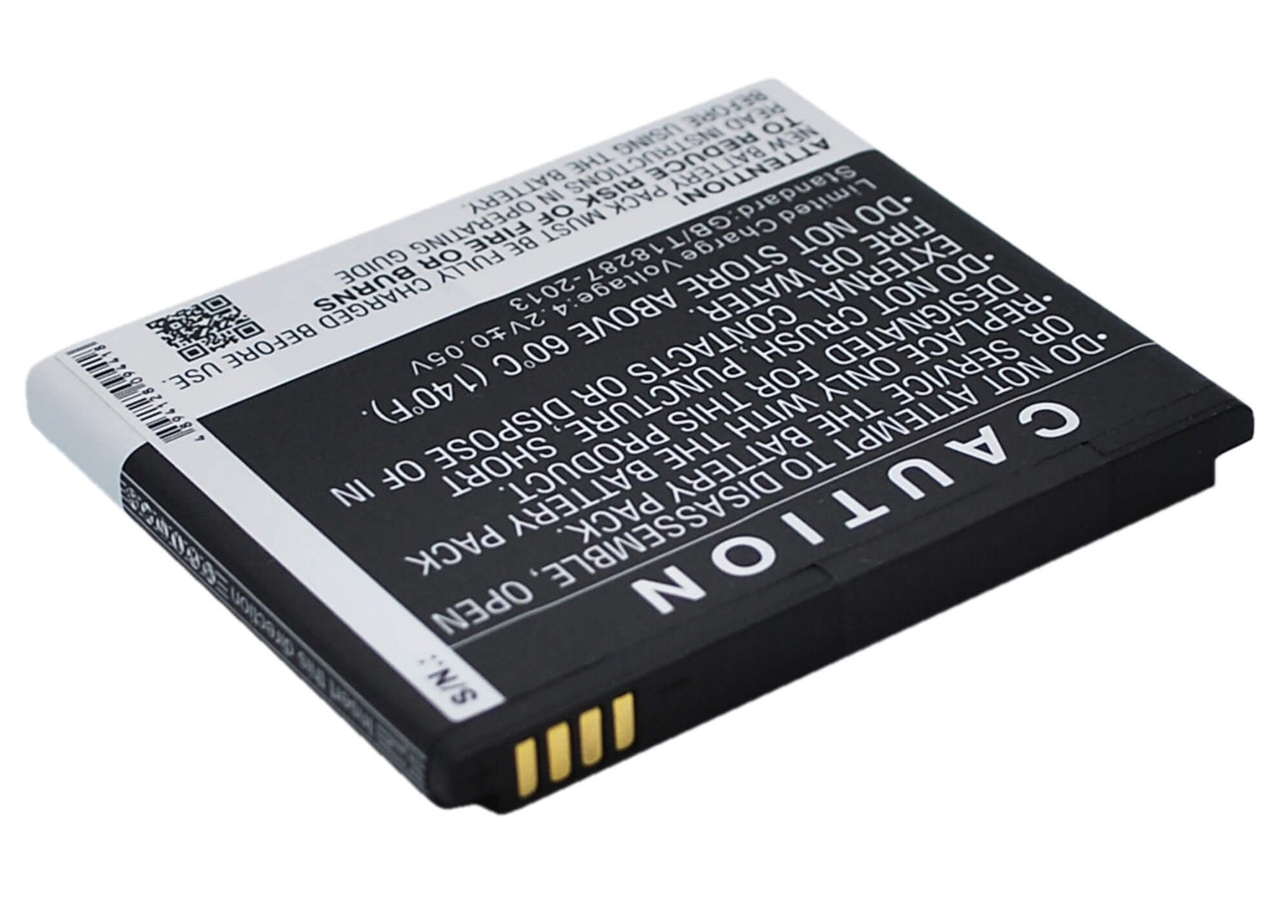 3.7V, 1200mAh, Li-ion Battery fits Lumigon, T2, 4.44Wh