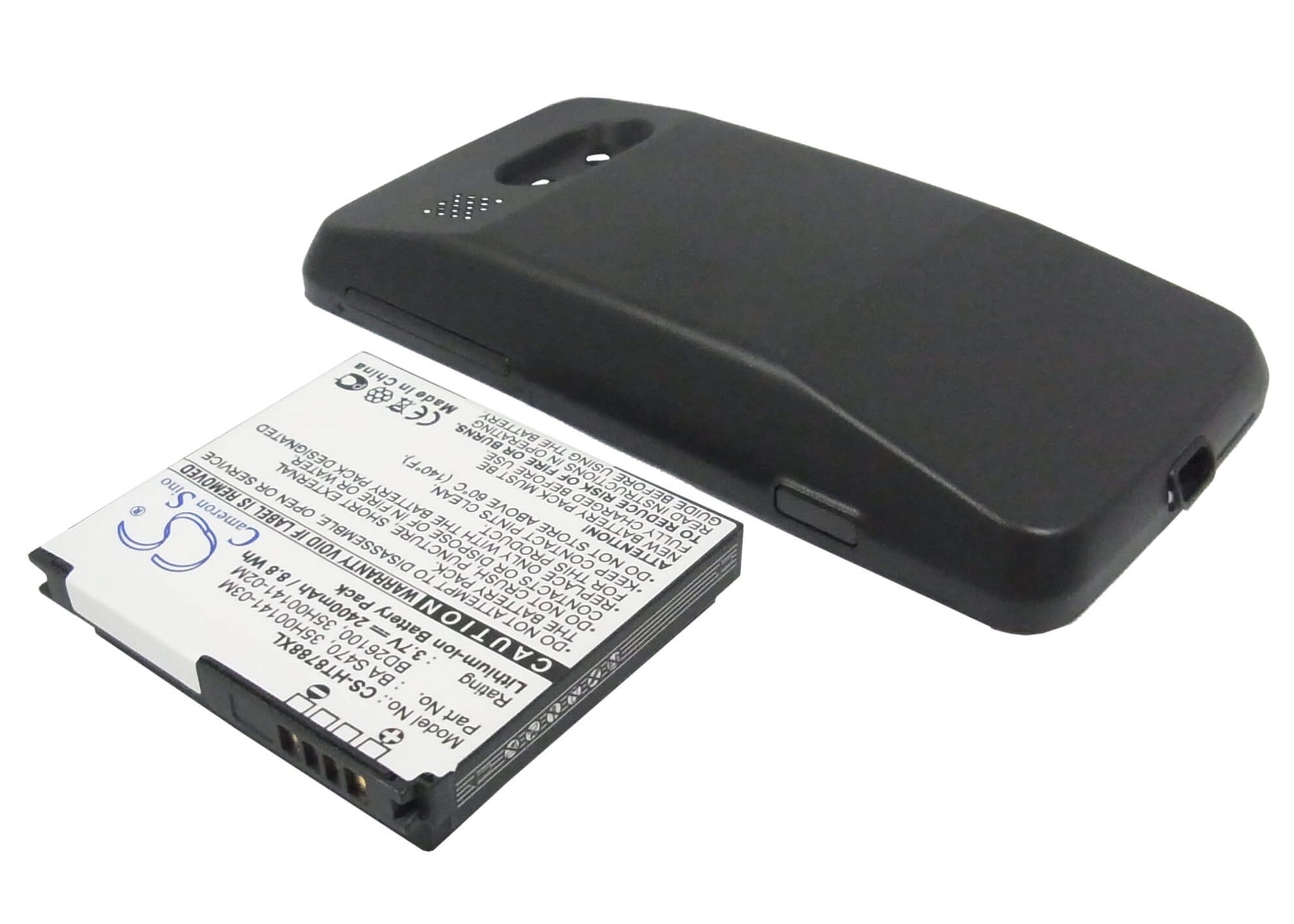3.7V, 2400mAh, Li-ion Battery fits Htc, 7 Surround, Mondrian, 8.88Wh