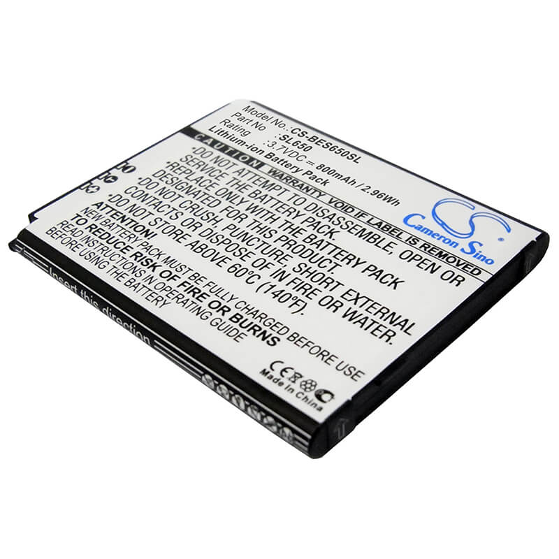 3.7V, 800mAh, Li-ion Battery fits Bea-fon, Sl650, 2.96Wh