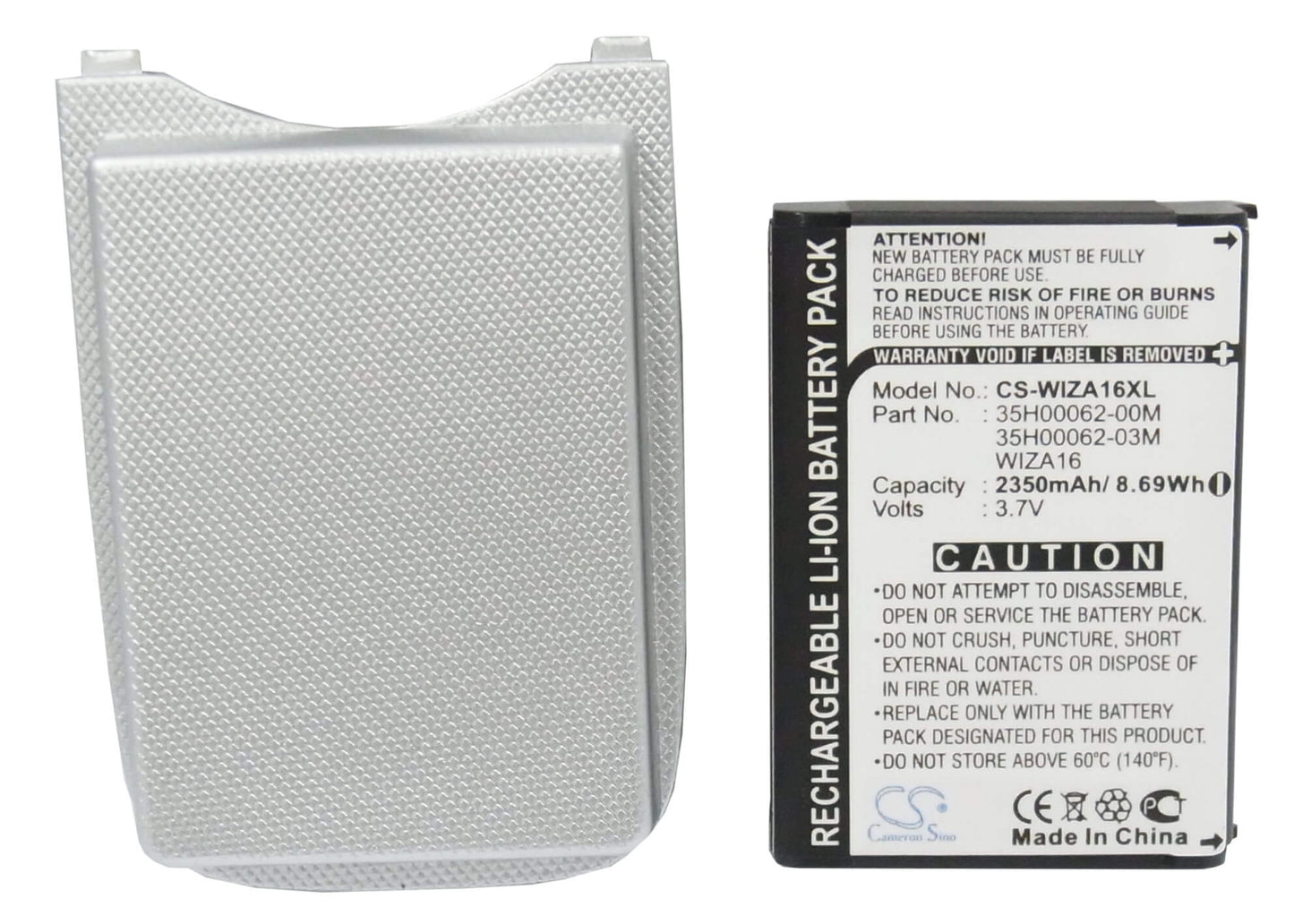 3.7V, 2350mAh, Li-ion Battery fits Orange, Spv M3000, 8.695Wh