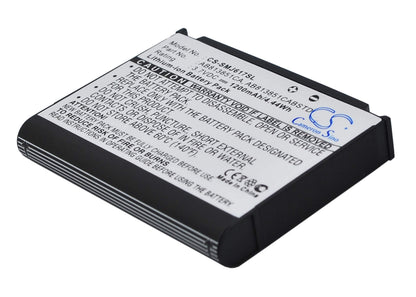 3.7V, 1200mAh, Li-ion Battery fits Samsung, Blackjack Ii, Dm-s105, 4.44Wh