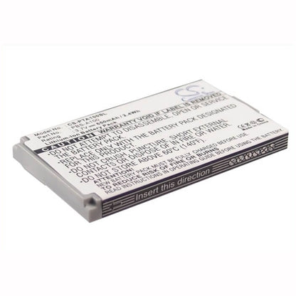 3.7V, 650mAh, Li-ion Battery fits Pantech, A100, 2.405Wh
