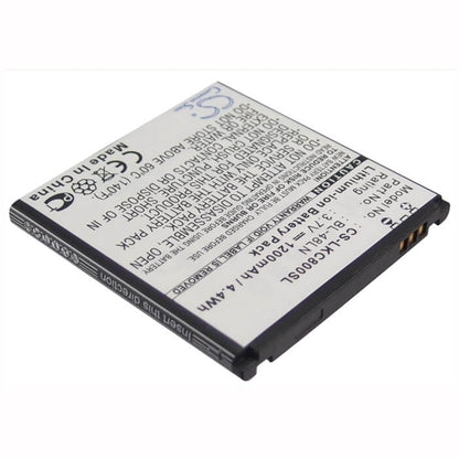 3.7V, 1200mAh, Li-ion Battery fits T-mobile, Mytouch Q, Mytouch Q 4g, 4.44Wh