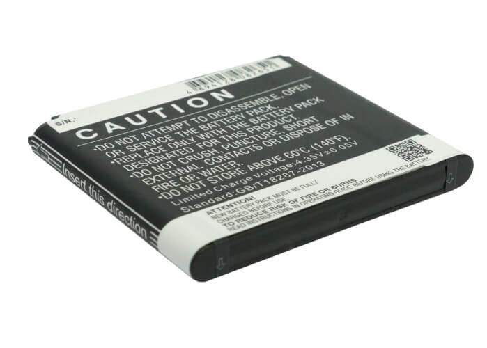 3.8V, 1700mAh, Li-ion Battery fits Samsung, Sm-g9092, Sm-g9098, 6.46Wh