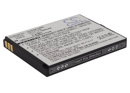 3.7V, 1200mAh, Li-ion Battery fits Emporia, Ak-e1200, Telme E1000, 4.44Wh