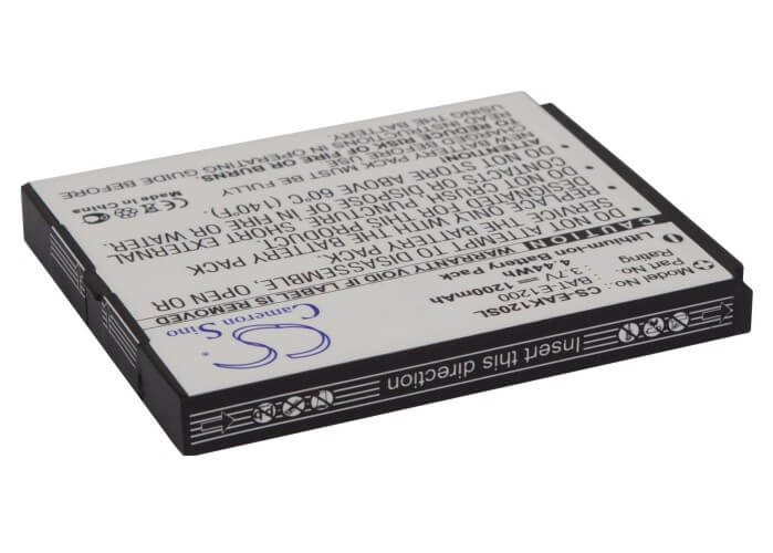 3.7V, 1200mAh, Li-ion Battery fits Emporia, Ak-e1200, Telme E1000, 4.44Wh