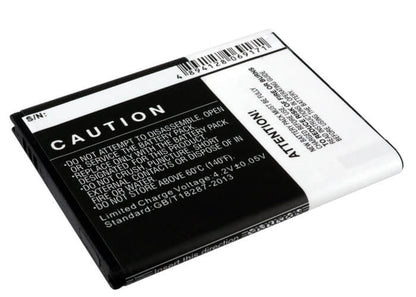 3.7V, 1300mAh, Li-ion Battery fits Samsung, Dart, Doubletime, 4.81Wh