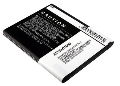 3.7V, 1300mAh, Li-ion Battery fits Samsung, Dart, Doubletime, 4.81Wh