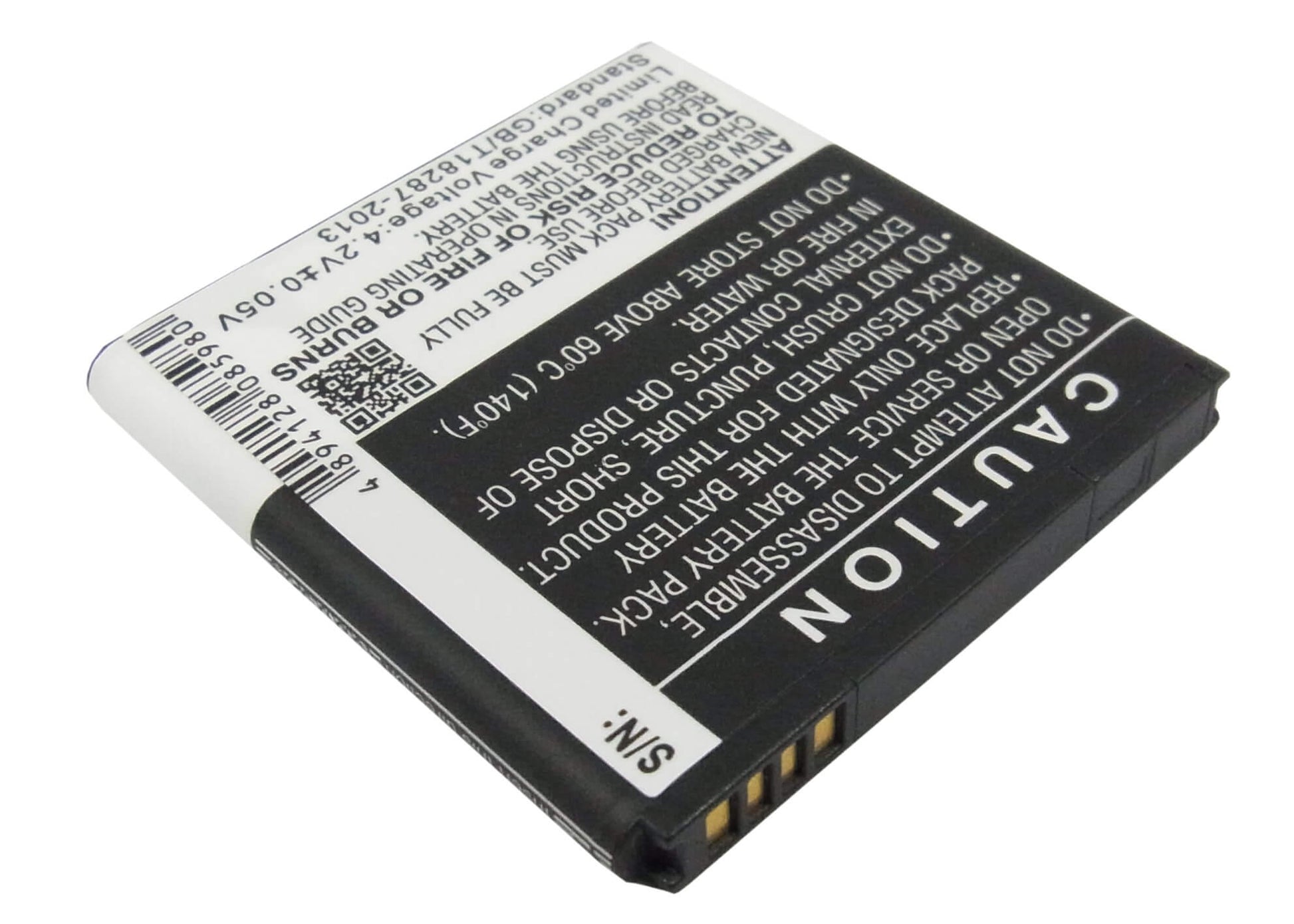 3.7V, 1750mAh, Li-ion Battery fits Htc, C470, Evo 3d, 6.475Wh