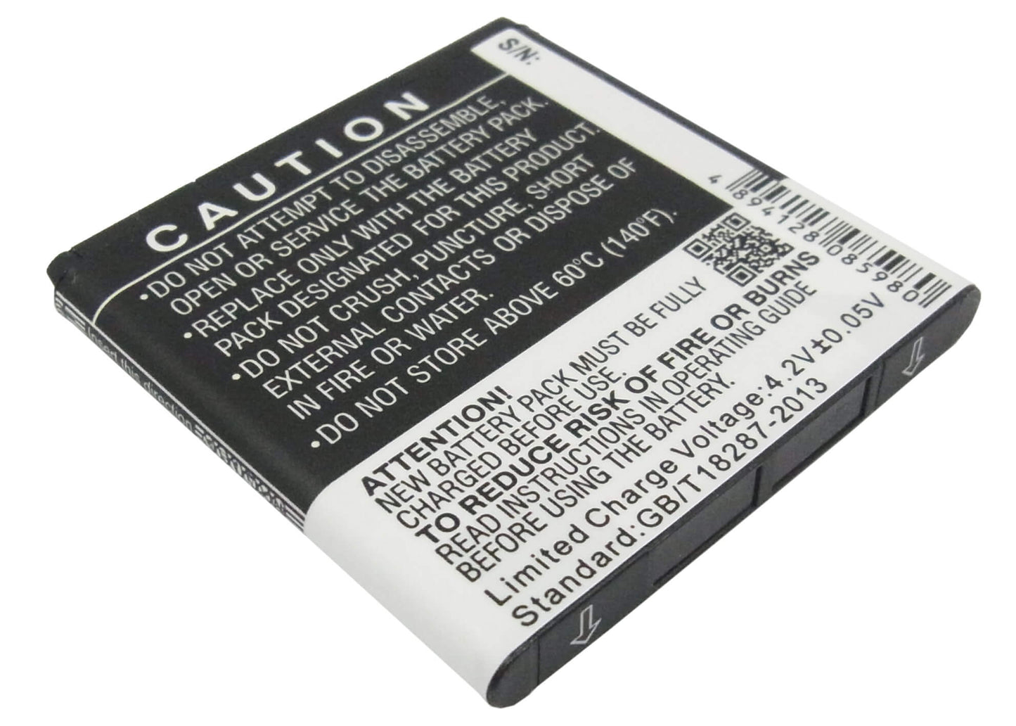 3.7V, 1750mAh, Li-ion Battery fits Htc, C470, Evo 3d, 6.475Wh