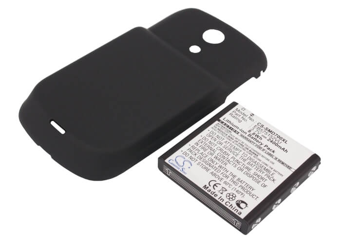 3.7V, 2400mAh, Li-ion Battery fits Samsung, Epic 4g, Sph-d700, 8.88Wh