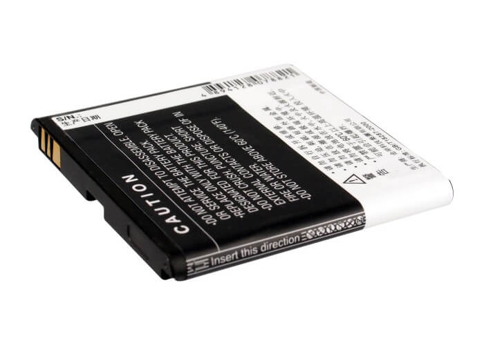 3.7V, 1900mAh, Li-ion Battery fits Lenovo, K800, 7.03Wh