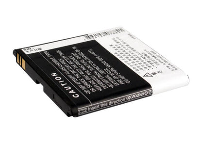 3.7V, 1900mAh, Li-ion Battery fits Lenovo, K800, 7.03Wh