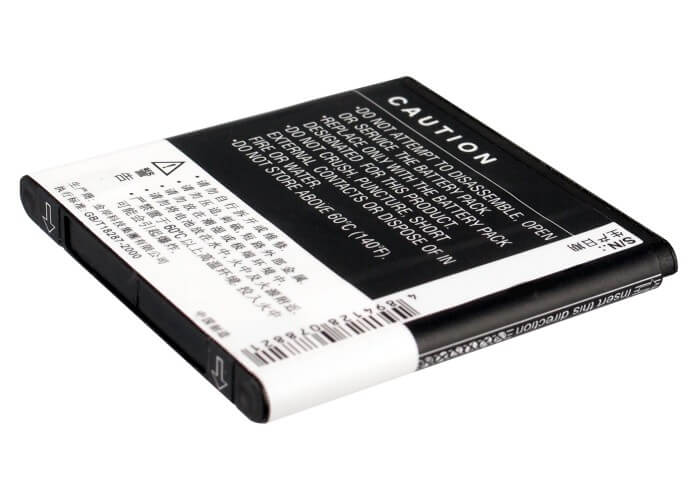 3.7V, 1900mAh, Li-ion Battery fits Lenovo, K800, 7.03Wh