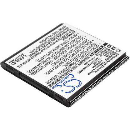 3.7V, 1100mAh, Li-ion Battery fits Zte, V797, 4.07Wh