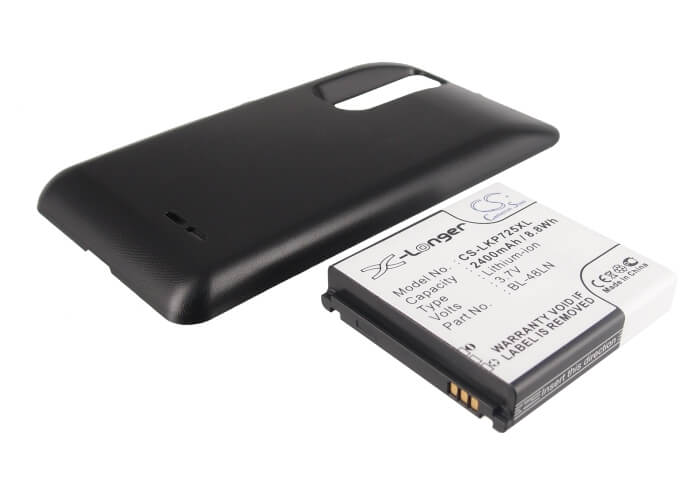 3.7V, 2400mAh, Li-ion Battery fits Lg, Optimus 3d Max, P725, 8.88Wh