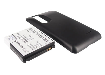 3.7V, 2400mAh, Li-ion Battery fits Lg, Optimus 3d Max, P725, 8.88Wh