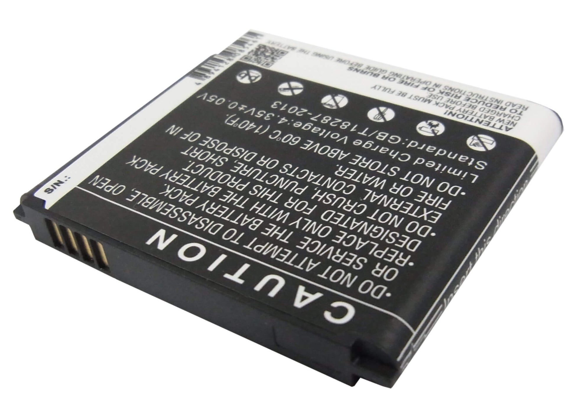 3.8V, 1800mAh, Li-ion Battery fits Samsung, Galaxy Folder, Galaxy Golden, 6.84Wh