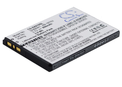 3.7V, 650mAh, Li-ion Battery fits Sharp, 8010c, 825sh, 2.405Wh