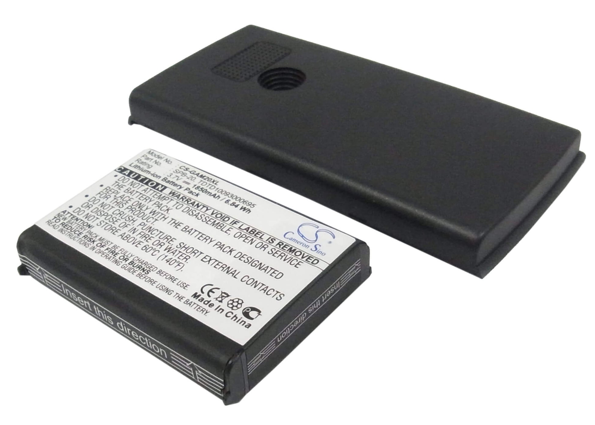 3.7V, 1850mAh, Li-ion Battery fits Garmin-asus, Nuvifone M20, Nuvifone M20 Us, 6.845Wh