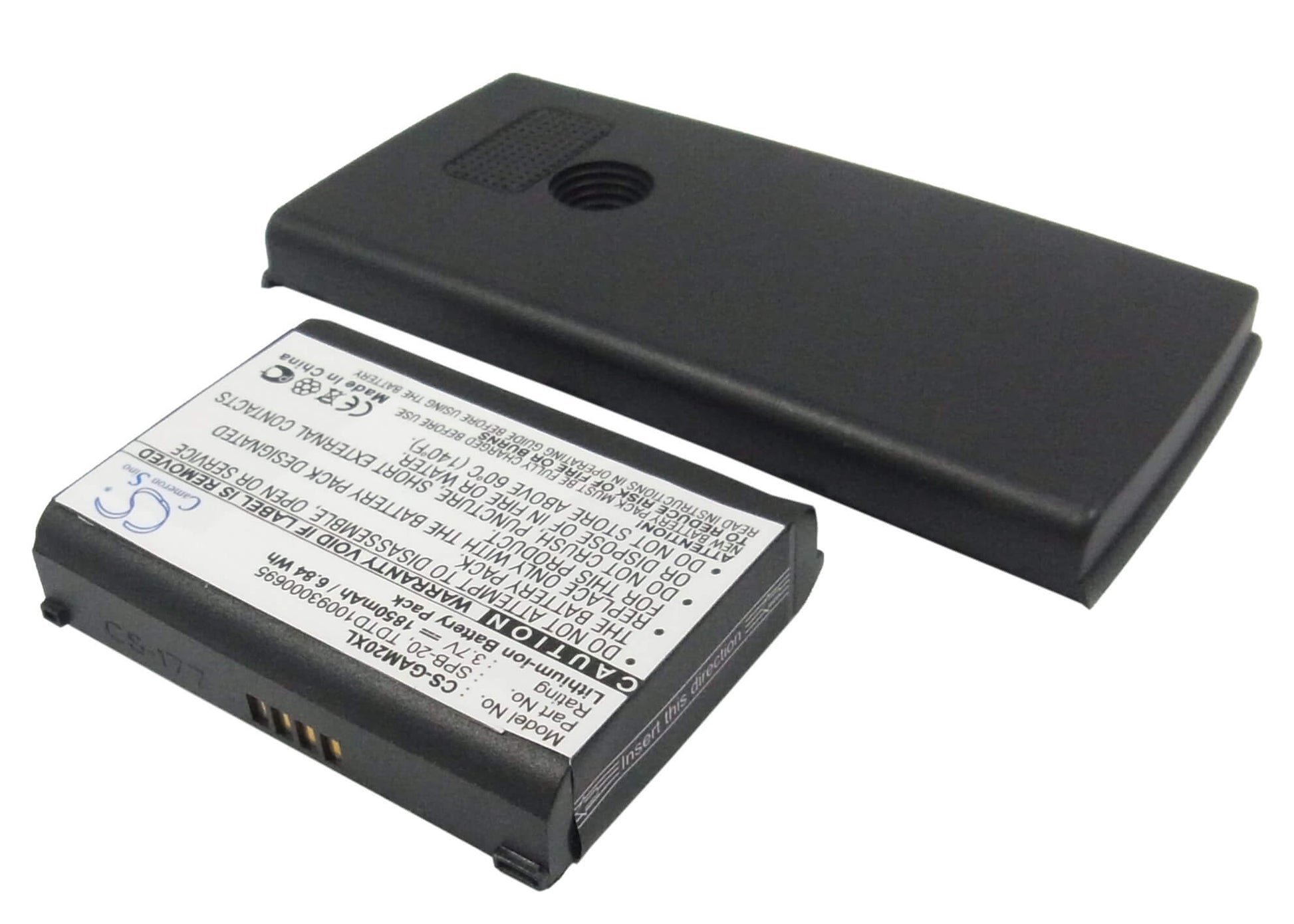3.7V, 1850mAh, Li-ion Battery fits Garmin-asus, Nuvifone M20, Nuvifone M20 Us, 6.845Wh