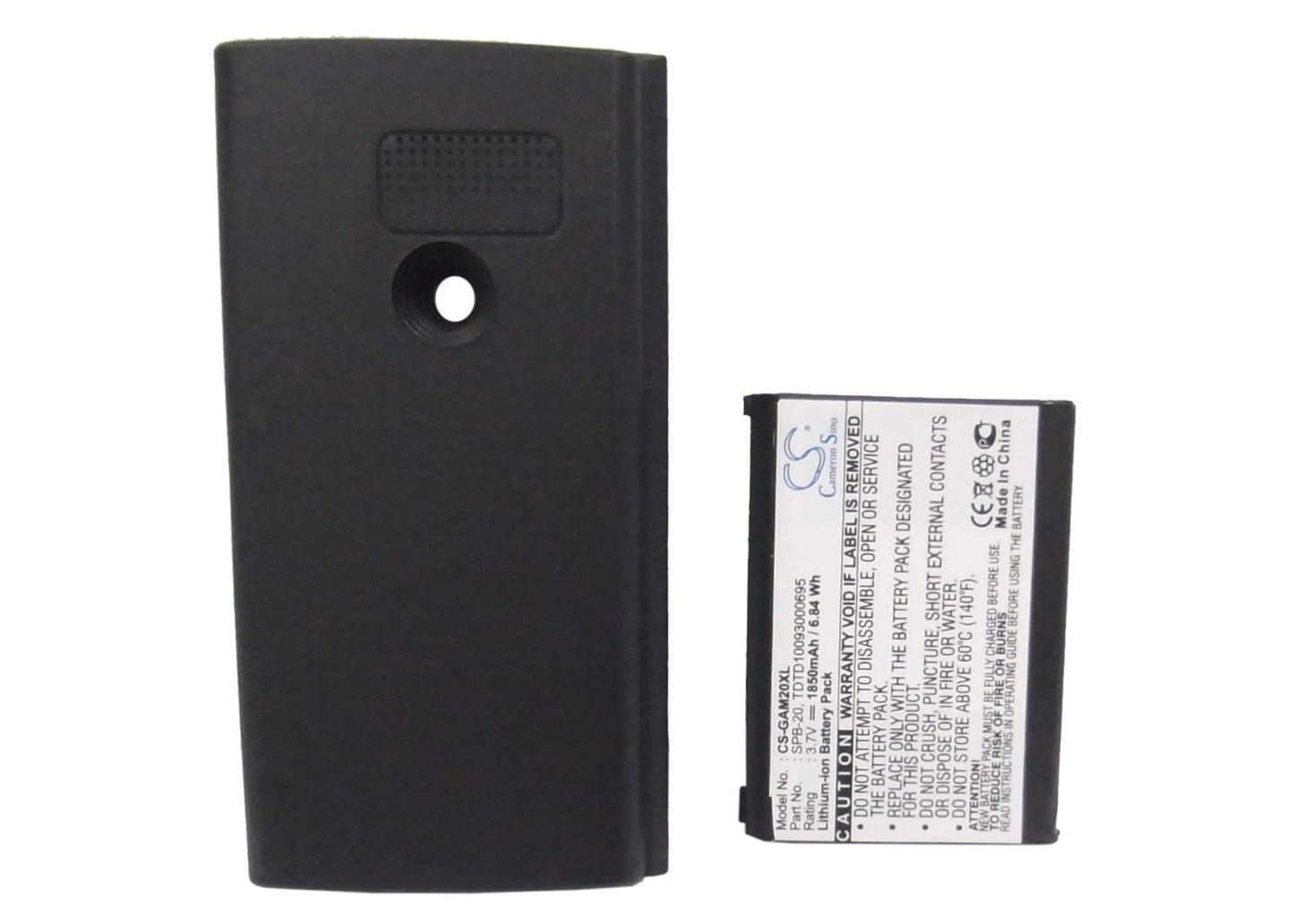 3.7V, 1850mAh, Li-ion Battery fits Garmin-asus, Nuvifone M20, Nuvifone M20 Us, 6.845Wh