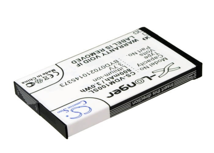 3.7V, 800mAh, Li-ion Battery fits Vodafone, D100, D101, 2.96Wh