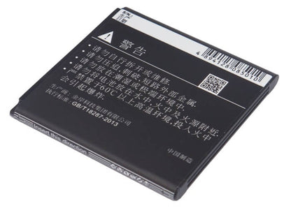 3.7V, 1300mAh, Li-ion Battery fits Amoi, N806, N807, 4.81Wh